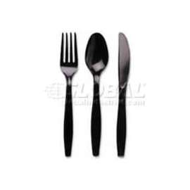Dixie DXETH517, Spoons, Plastic, Black, 1000/Carton