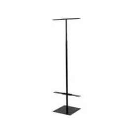 Adjustable Floor Standing Banner Displayer - Matte Black