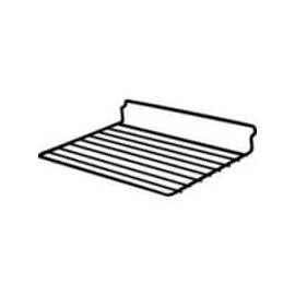 12" X 8" Straight Shelf - Semi-Gloss Black
