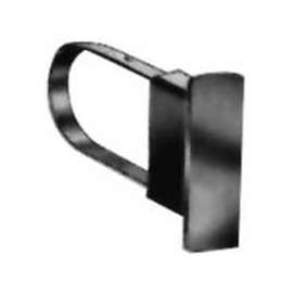 Extended End Cap For 1/2" X 1-1/2" Rectangular Tubing - Chrome
