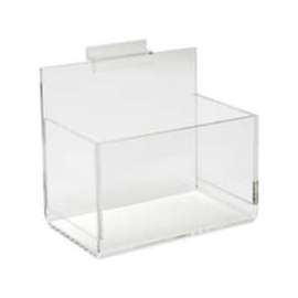 Acrylic Single Hosiery Bin - Clear