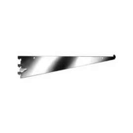 12" Shelf Bracket W/ Nylon Stabilizer - Chrome