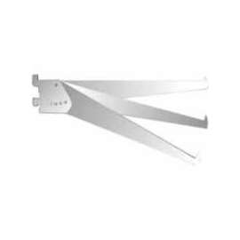 12" Adjustable Tap-In Style Shelf Bracket - Chrome
