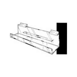 12"W X 4"D X 2"H Lip Book Shelf - Clear