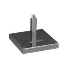 6" Square Base - Chrome