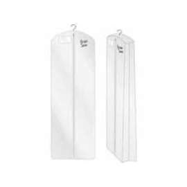 24" X 72", 3 Gauge Vinyl Taffeta W/ Hanging Pocket, Zipper & Side Gusset - White