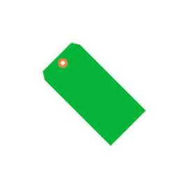 Global Industrial Shipping Tag #3, 3-3/4"L x 1-7/8"W, Fluorescent Green, 1000/Pack