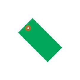 Tyvek Shipping Tags, #5, 4-3/4"L x 2-3/8"W, Green, 100/Pack