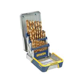 29 Pc. Drill Bit Industrial Set Case, Tin Coated