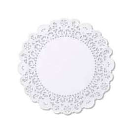 Cambridge Lace Doilies, Round, 8", White, 1000 ct