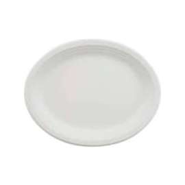 Chinet HUHVESPER, Classic Paper Platters, 9 3/4" x 12 1/2", White, 500/Carton