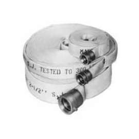 Double Jacket Fire Hose - 1-1/2 In. X 50 Ft - Aluminum Couplings