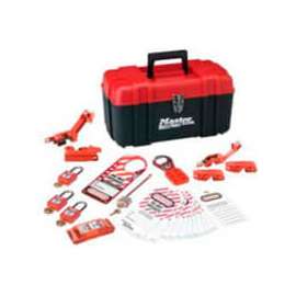 Master Lock Personal Safety Lockout Kit, Electrical Focus, Keyed Alike, 1457E410KA