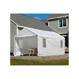 10x20 Canopy Enclosure Kit - White w/Windows for 1-3/8" Frame
