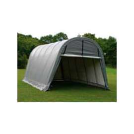 12x24x8 Round Style Shelter - Grey