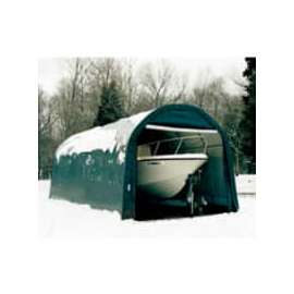 12x24x8 Round Style Shelter - Green