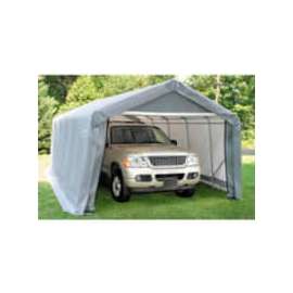 12x28x8 Peak Style Shelter - Grey