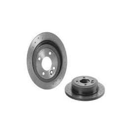 Brembo 08.9163.1X - Premium UV Coated Rear Xtra Cross Drilled Brake Rotor