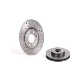 Brembo 09.5166.1X - Premium UV Coated Front Xtra Cross Drilled Brake Rotor