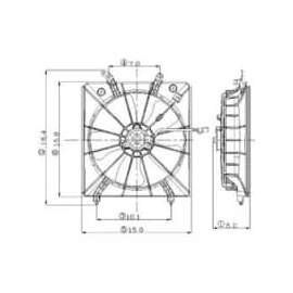 Global Parts 2811308 - Engine Cooling Fan Assembly