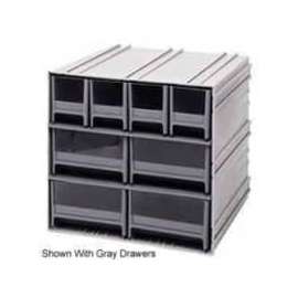 Quantum Storage Systems Interlocking Storage Cabinet QIC-4244 - 11-3/4"Wx11-3/8"Dx11"H - 8 Ivory Drawers
