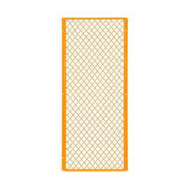 Machinery Wire Fence Partition Panel, 2'W, Yellow