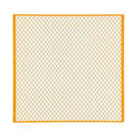 Machinery Wire Fence Partition Panel, 5'W, Yellow