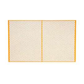 Machinery Wire Fence Partition Panel, 8'W, Yellow