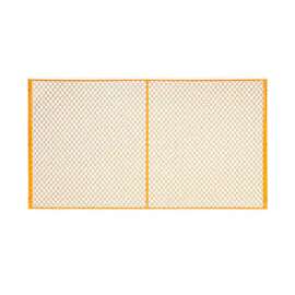 Machinery Wire Fence Partition Panel, 9'W, Yellow