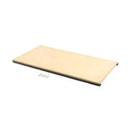 Global Industrial Additional Shelf Kit for Wood Shelf Truck, 60"L x 30"W, Blue