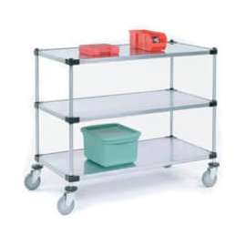 Nexel Adjustable Shelf Cart w/2 Shelves, 800 Ib. Capacity, 48"L x 18"W x 40"H