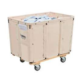 Global Industrial Basket Bulk Truck, Canvas, 12 Bushel Capacity