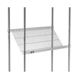 Nexel SS1848C Chrome Slant Wire Shelf 48"W x 18"D