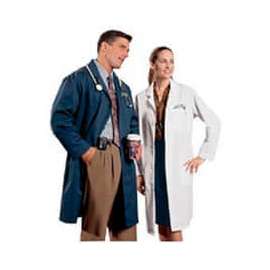 Unisex Lab Coat - Navy, M