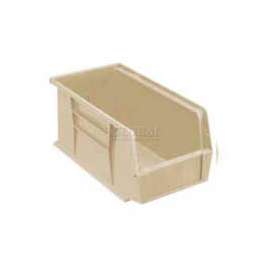 Quantum Plastic Stacking Bin QUS230 5-1/2 x 10-7/8 x 5 Ivory