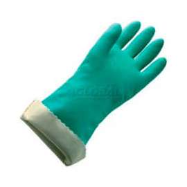 Flock Lined Large Nitrile Gloves - 18 Mil Size 9 - 1 Pair