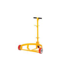 Low-Profile Drum Caddy with Bung Wrench Handle LO-DC-PU - Polyurethane Wheels