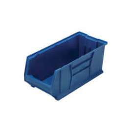 Quantum Plastic Hulk Stacking Bin, 11"W x 24"D x 10"H, Blue