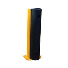 Steel Rack Guard With Rubber Bumper 7-3/4"W x 8-1/16"D x 24-1/4"H