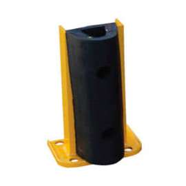 Steel Rack Guard With Rubber Bumper 7-13/16"W x 10-1/16"D x 12-1/4"H