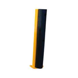 Steel Rack Guard With Rubber Bumper 7-13/16"W x 10-1/16"D x 36-1/4"H