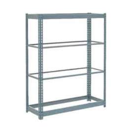 Heavy Duty Shelving 48"W x 18"D x 72"H With 4 Shelves - No Deck - Gray