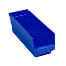 Plastic Nesting Storage Shelf Bin QSB201 4-1/8"W x 11-5/8"D x 6"H Blue
