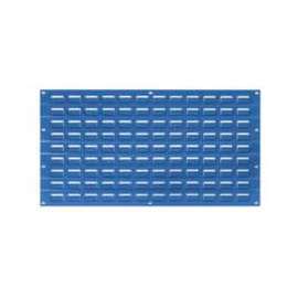 550148BL Louvered Wall Panel w/o Bins, 18"W x 19"H, Blue, Pack of 4