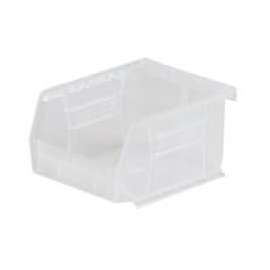 Akro-Mils AkroBin Plastic Stack & Hang Bin, 4-1/8"W x 5-3/8"D x 3"H, Clear