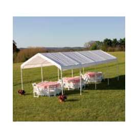 Shelterlogic Super Max Canopy 25770, 12'W X 26'L, 2" Frame, 10-Leg, White