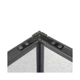Interion Corner 90 Degree Connector Kit For 76" H Raceway Panel Without Cable