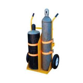 Welding Cylinder Cart CYL-E-FF Foam-Filled Wheels 34-1/4 x 22-13/16