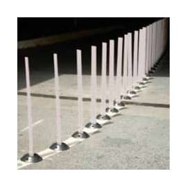 Surface Mount Flexible Stake 36" H White