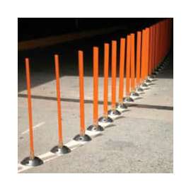 Surface Mount Flexible Stake 36" H Orange
